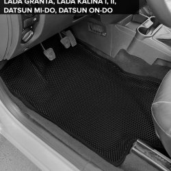 3D коврики EVA с бортами Lada Kalina I седан, хэтчбек, универсал (2004-2013)