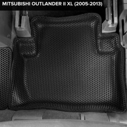 3D коврики EVA с бортами Mitsubishi Outlander II XL (2005-2013)