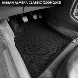 3D коврики EVA с бортами Nissan Almera Classic (2006-2013)