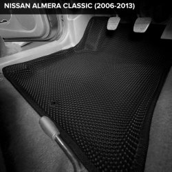 3D коврики EVA с бортами Nissan Almera Classic (2006-2013)