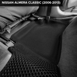 3D коврики EVA с бортами Nissan Almera Classic (2006-2013)