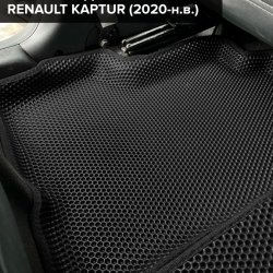 3D коврики EVA с бортами Renault Kaptur рестайлинг (2020-2022)