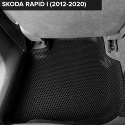 3D коврики EVA с бортами Skoda Rapid I (2012-2020)