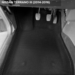 3D коврики EVA с бортами Nissan Terrano III (2014-2016)