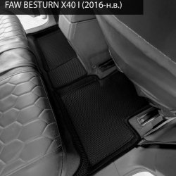 3D коврики EVA с бортами FAW Besturn x40 I (2016-н.в.)