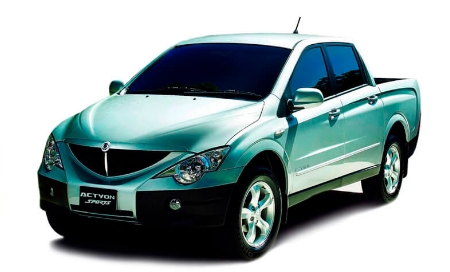 2D коврики EVA в салон на SsangYong Actyon Sport I (2006-2012)