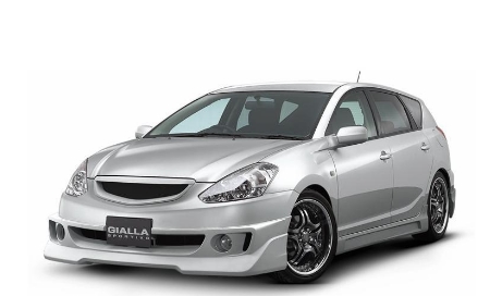 2D коврики EVA в салон на Toyota Caldina T24x, правый руль (2002-2007)