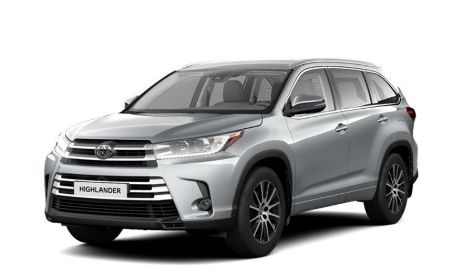 2D коврики EVA в салон на Toyota Highlander III (2013-2019)