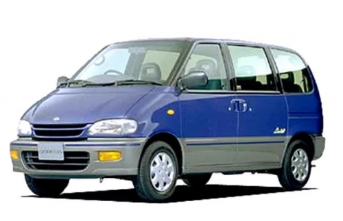 2D коврики EVA в салон на Nissan Serena I C23, левый руль (1991-2001)