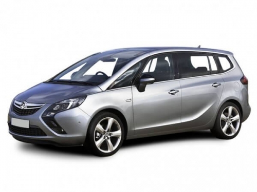 2D коврики EVA в салон и багажник на Opel Zafira C (2011-2016)