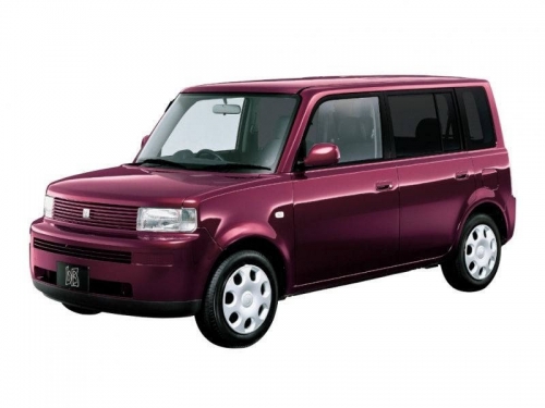2D коврики EVA в салон и багажник на Toyota bB I, правый руль (2000-2005)