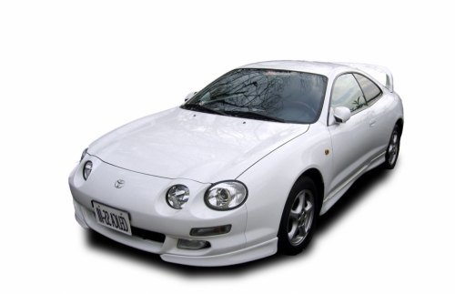 2D коврики EVA в салон на Toyota Celica VI T200 левый руль, перекидыш (1993-1999)