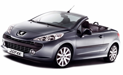 2D коврики EVA в салон и багажник на Peugeot 207 CC кабриолет (2006-2015)