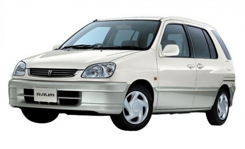2D коврики EVA в салон на Toyota Raum I, правый руль (1997-2003)