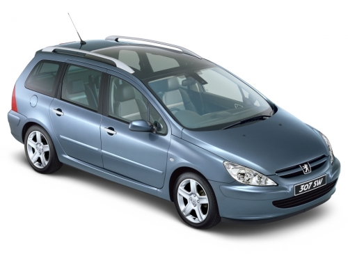 2D коврики EVA в салон на Peugeot 307 универсал (2001-2008)