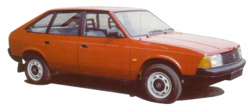 2D коврики EVA в салон на Москвич 2141 (1986-1998)