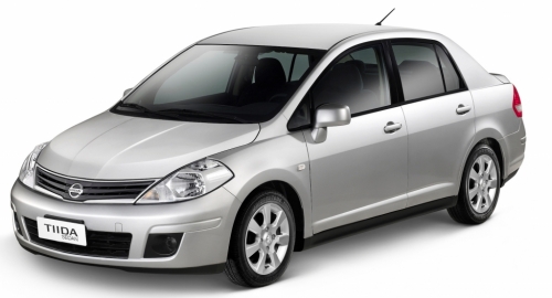2D коврики EVA в салон и багажник на Nissan Tiida I C11 седан (2004-2013)