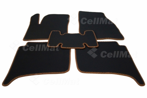 2D коврики EVA Volkswagen Touareg II 4-ёх зонный климат контроль (2010-2018)