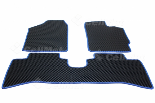 2D коврики EVA Toyota Aqua I, правый руль (2011-2014)