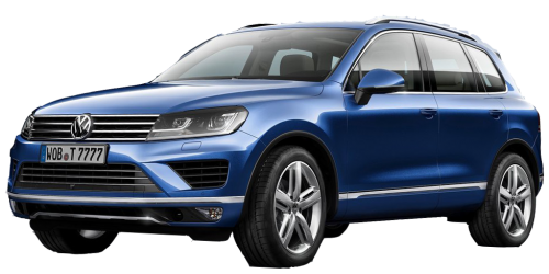 2D коврики EVA в салон и багажник на Volkswagen Touareg II 4-ёх зонный климат контроль (2010-2018)