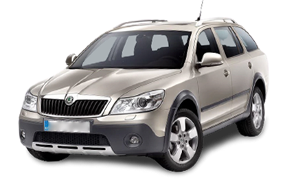 2D коврики EVA в салон и багажник на Skoda Octavia II Scoute A5 (2004-2013)
