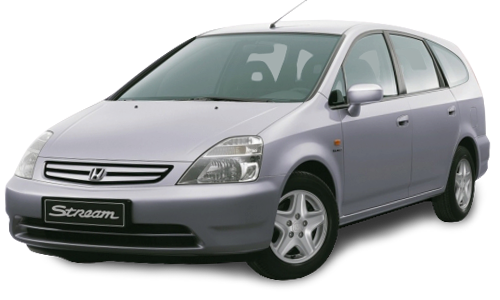 2D коврики EVA в салон на Honda Stream I 4WD, правый руль (2000-2003)