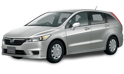 2D коврики EVA в салон и багажник на Honda Stream II, правый руль (2006-2014)