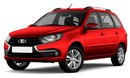 2D коврики EVA в салон и багажник на Lada Granta FL универсал (2018-н.в.)