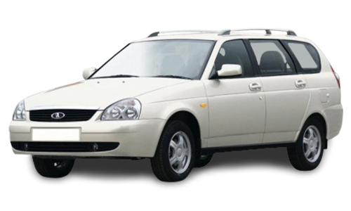 2D коврики EVA в салон и багажник на Lada Priora универсал (2007-2018)