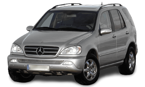 2D коврики EVA в салон и багажник на Mercedes-Benz ML W163 рестайлинг (2001-2005)