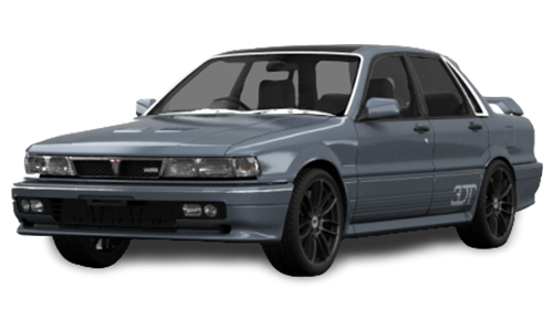 2D коврики EVA в салон на Mitsubishi Galant VI (1987-1992)