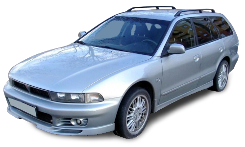 2D коврики EVA в салон и багажник  на Mitsubishi Galant VIII универсал (1996-2003)