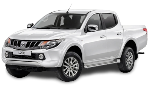 2D коврики EVA в салон и багажник  на Mitsubishi L 200 V (2015-2019)