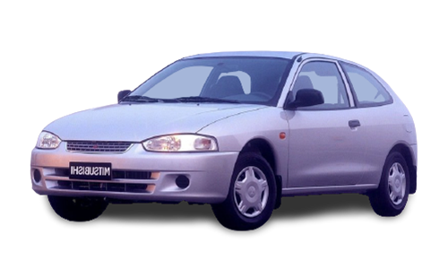 2D коврики EVA в салон и багажник на Mitsubishi Mirage V левый руль (1995-2003)