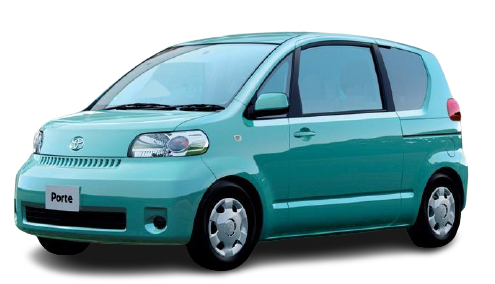 2D коврики EVA в салон и багажник на Toyota Porte I FWD, правый руль (2004-2012)