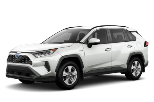 3D коврики EVA с бортами в салон на Toyota RAV4 V XA50 АКПП (2018-н.в.)