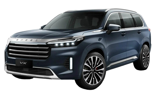 3D коврики EVA с бортами в салон на EXEED VX 7 мест (2021-н.в.)