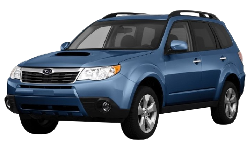 3D коврики EVA с бортами в салон на Subaru Forester III SH (2007-2013)