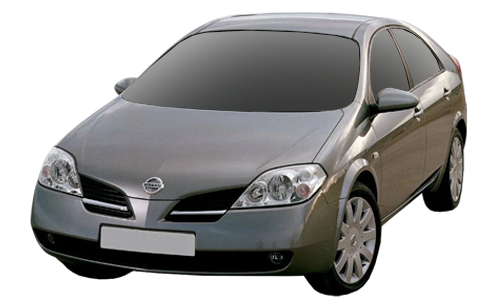 2D коврики EVA в салон и багажник на Nissan Primera III P12 лифтбек, правый руль (2001-2008)