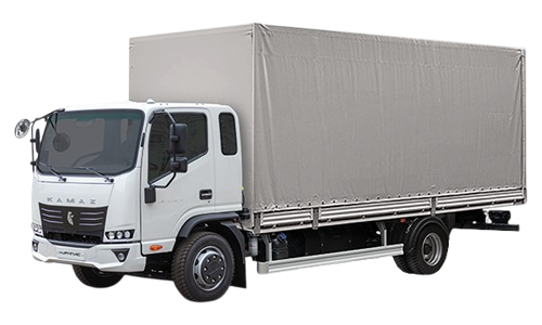 3D коврики EVA с бортами в салон на КАМАЗ КОМПАС 9 (2022-н.в)