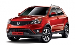 2D коврики EVA в салон и багажник  на SsangYong Actyon II (2010-2013)