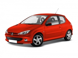 2D коврики EVA в салон на Peugeot 206 (1998-2012)