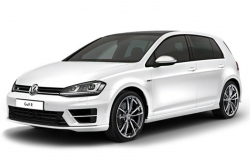 2D коврики EVA в салон на Volkswagen Golf 7.5 (2018-н.в.)