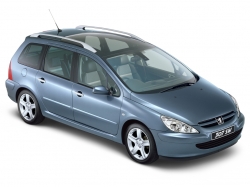 2D коврики EVA в салон на Peugeot 307 универсал (2001-2008)