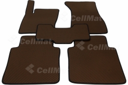 2D коврики EVA в салон на Audi A8 D3 Long (2002-2010)