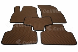 2D коврики EVA в салон и багажник на Audi Q7 II (2015-2019)