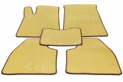 2D коврики EVA в салон и багажник на Peugeot 607 (2000-2010)