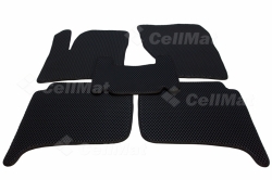 2D коврики EVA в салон и багажник на Volkswagen Touareg II 2-ух зонный климат контроль (2010-2018)