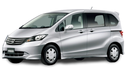 2D коврики EVA в салон и багажник  на Honda Freed I, правый руль, с диваном на 2-ом ряду (2008-2016)