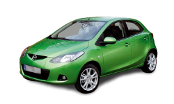 2D коврики EVA в салон на Mazda 2 II DE (2007-2010)